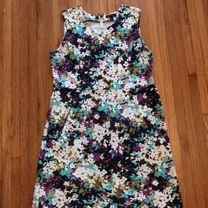 Lands End Floral Print Dress
